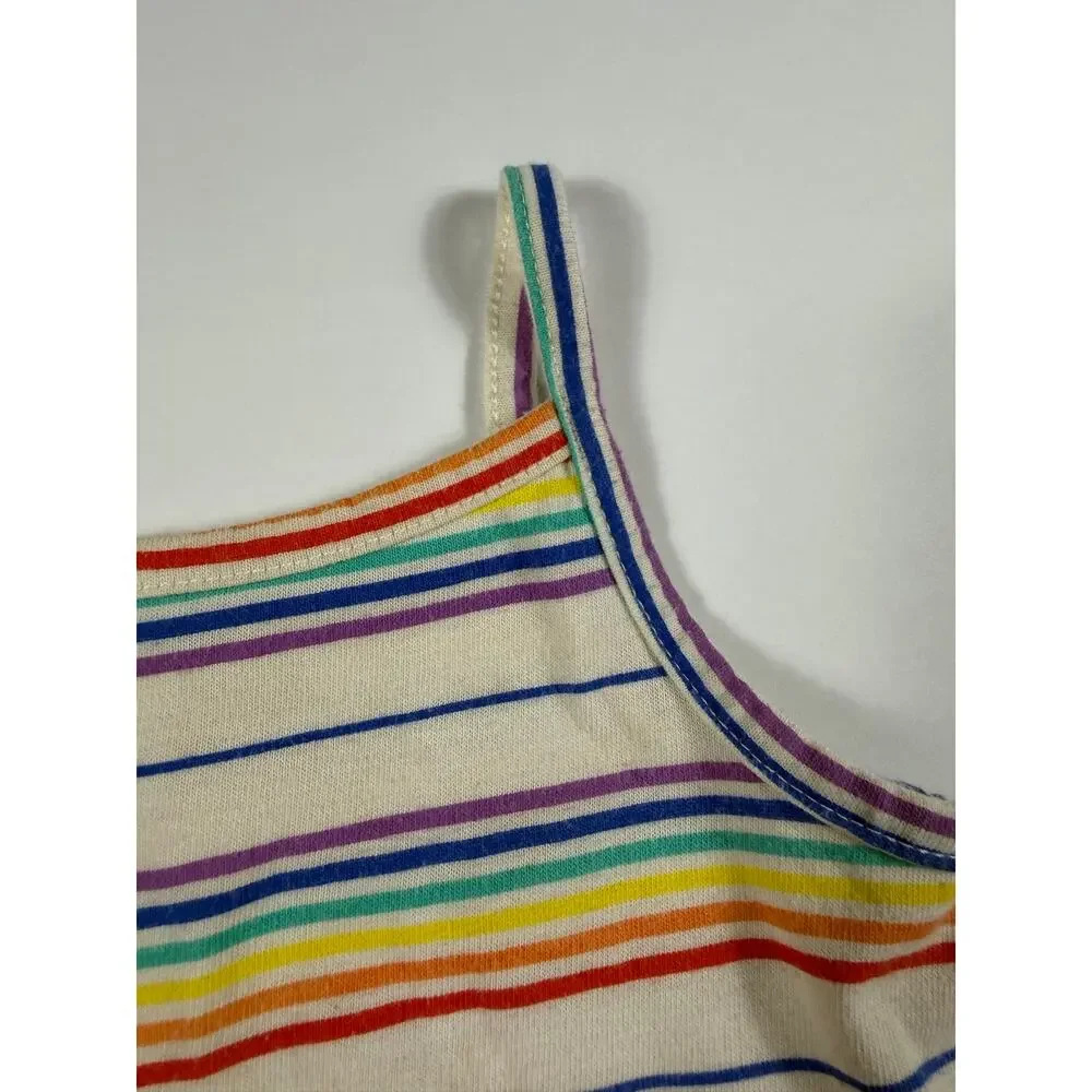 Cat & Jack Rainbow Stripe Sundress with Baby Gap Bloomers Size 18 Months
